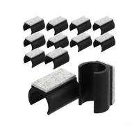 AugustknowU 12 protezioni per gambe in feltro a forma di U progettate per mobili a sbalzo per ridurre la trasmissione del rumore e resistere all'abrasione del pavimento