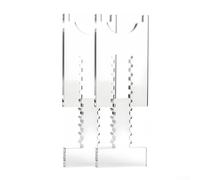 AugustknowU 2 distanziatori trasparenti da parete per mobili, per evitare lo scivolamento contro le pareti, ridurre il rischio di graffi e mitigare l'accumulo termico (207-6)