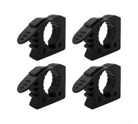 AugustknowU 4 clip di fissaggio per pala in gomma per attrezzi da esterno con diametro regolabile da 28 a 38 mm, adatta per tubi da 3 a 4 cm su UTV, camion, navi, treni