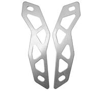 AugustknowU Accessorio Staffa Parabrezza per Honda Per Click 150, Alluminio Anodizzato per Uso Lunga Durata (Argento)