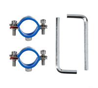 AugustknowU Acciaio Inox Sedia Morsetto Kit 2 PZ Per Sedia Ufficio Cilindro Rinforzo Con Strumento Esagonale Per 25mm 28mm Tubi