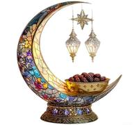 AugustknowU Acrilico tagliato con precisione per lanterna a luna crescente per un'eleganza silenziosa in ambienti interni minimalisti o eclettici (B)