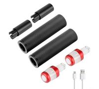 AugustknowU Asta di prolunga per striscia luminosa a LED con copertura in silicone per scooter Xiaomi e compatibilità Ninebot (C)