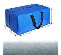 AugustknowU Borsa portaoggetti extra large realizzata in tessuto PP ispessito per vestiti, trapunte, biancheria da letto, organizzazione di viaggi, resistente, fino a 60 kg di supporto (A)