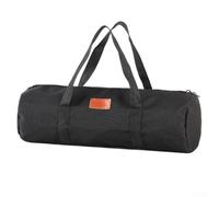 AugustknowU Borsa portaoggetti per attrezzi da campeggio per tiranti e picchetti con cerniera scorrevole e robusto materiale 900D (nero)