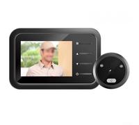 AugustknowU Campanello elettronico dell'occhio di gatto dello spioncino della porta della macchina fotografica digitale 2.4Inch con la macchina fotografica