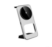 AugustknowU Caricabatterie wireless pieghevole 3 in 1 per iPhone SmartFor Phone Watch Series Pro Max stazione di ricarica rapida (bianco)
