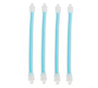 AugustknowU Confezione da 4 ammortizzatori da tennis in silicone progettati per ridurre il rumore indesiderato delle corde e il brivido della maniglia (blu)