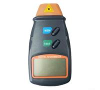 AugustknowU Contagiri digitale senza contatto DT-2234C+ per la misurazione accurata dei giri da 2,5 a 99999 con campionamento veloce 0.8s (pulsante nero)