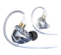AugustknowU Cuffie intrauricolari cablate con microfono e bass boost per gaming, musica, sport e uso mobile, con suono surround 9D e design ergonomico della punta dell'orecchio (B)