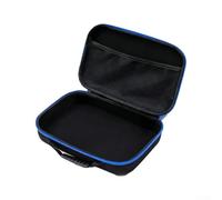 AugustknowU Custodia organizer per trapani con guscio in materiale Oxford, strato base in EVA e sezione dedicata in rete per flessibilità (blu-grande)