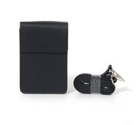 AugustknowU Custodia per Instax, per Mini Link+, con guscio in pelle PU, strato interno imbottito, per una protezione fisica completa (nero)