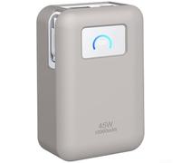 AugustknowU Custodia protettiva in silicone compatibile con Anker per Nano Power Bank da 45 W, 10000 mAh, per protezione da cadute e graffi (grigio)