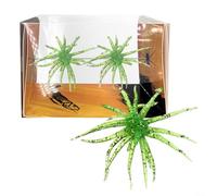 AugustknowU Due esche morbide per ricci di mare per pesca alla spigola con texture e movimento realistici, adatte per la pesca di fiumi e bacini idrici (verde)