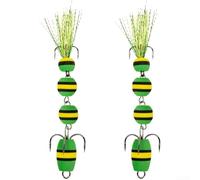 AugustknowU Esca galleggiante per pesca alla carpa, con ganci di ancoraggio a tripla punta, composizione in acciaio ad alto tenore di carbonio, per una forte penetrazione dell'amo (G)