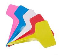 AugustknowU Etichette riutilizzabili quadrate in plastica per piante grasse, fiori, erbe, verdure e aiuole
