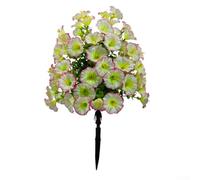 AugustknowU Fioritura a tromba in plastica per interni ed esterni, imitando la vera gloria mattutina con bassa manutenzione decorativa appello (6)