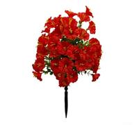 AugustknowU Fioritura a tromba in plastica per interni ed esterni, imitando la vera gloria mattutina con bassa manutenzione decorativa appello (5)