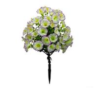 AugustknowU Fioritura a tromba in plastica per interni ed esterni, imitando la vera gloria mattutina con bassa manutenzione decorativa Appeal (8)
