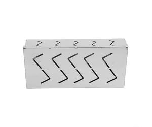 AugustknowU Griglia in acciaio inossidabile con coperchio a 90 gradi per griglie elettriche a carbone a gas, caratteristiche di ventilazione migliorata per mantenere il flusso continuo di fumo