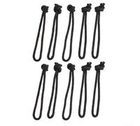 AugustknowU Guinzaglio in nylon per tavola da surf, spessore 4 mm, lunghezza 36 cm, pre-tagliata, per legare tavole da surf e uso all'aperto (10 pezzi)