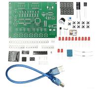 AugustknowU Kit di progetto elettronico fai da te per il controllo della temperatura e dell'umidità con componenti della scheda PCB Alimentazione USB 5V DC Funzionamento e luci di stato a LED