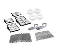AugustknowU Kit di ricambio per robot da piscina serie PS con 4 pannelli filtranti 1 spazzola anteriore 1 spazzola posteriore 2 binari 4 anelli da arrampicata