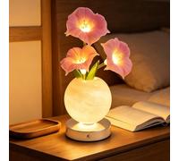AugustknowU Lampada a forma di pianeta Morning Glory con design stravagante e luce calda morbida per il relax e il supporto del sonno