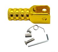 AugustknowU Leva del cambio in alluminio per moto, progettata per un migliore controllo del pilota e cambio preciso, si adatta alla maggior parte dei modelli di moto, leggera e robusta (giallo)