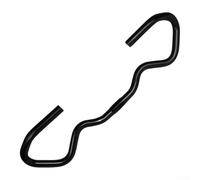 AugustknowU Manubrio a farfalla in alluminio per bici da turismo e trekking compatibile con attacco da 25,4 mm e 31,8 mm di diametro 580 mm di larghezza (106-23)