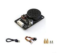 AugustknowU Modulo di riconoscimento vocale alimentato di tipo C, integrazione plug-and-play, con microcontrollori, per addestramento AI e controllo vocale industriale
