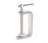 AugustknowU Morsetto a G piatto in acciaio con cromatura per resistenza e resistenza, adatto per la lavorazione del legno e la fabbricazione di metalli (con fori da 0 a 100 mm)