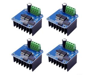 AugustknowU Per Arduino-compatibile BTS7960 Motor Driver Set 4 Pezzi Con 5V Isolamento Circuito E Protezione Corrente Regolabile Per Motori DC
