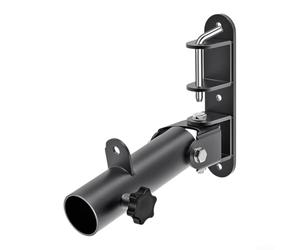 AugustknowU Per il supporto standard del supporto della parete della barra di 50mm con la rotazione continua di 360 gradi e il multi sistema di fissaggio della parete d'acciaio di posizione