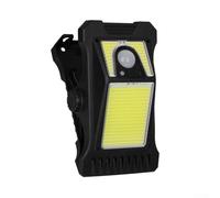 AugustknowU Per la luce di sicurezza esterna 800LM con l'attivazione del movimento doppie teste regolabili e la funzione crepuscolo all'alba (D)