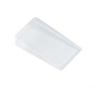 AugustknowU Piedini di livellamento angolati per sedie, tavoli, mensole, letti, cassettiere e servizi igienici, per compensare in modo sicuro le variazioni di altezza del pavimento (trasparente (20