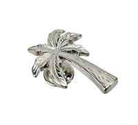 AugustknowU Pomello per porta Push Pull Maniglia singola in noce di cocco Maniglia in lega di zinco Maniglia a foro singolo Maniglia per cassetti per armadi domestici Vite M4, colore latta antico