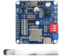 AugustknowU Programmabile tramite USB, scheda di riproduzione audio da 20 W, memoria 8 MB, 10 ingressi trigger modalità di riproduzione loop, per dispositivi audio integrati (CH9311-TF basso)
