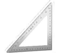 AugustknowU Righello angolare di precisione con angoli definiti a 45 e 90 gradi per una marcatura affidabile in ambienti di officina (B)