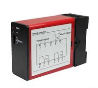 AugustknowU Rilevatore di loop per veicoli, 240 V, a canale singolo, con impostazioni selezionabili di tempo e frequenza di impulso per cancello e ingresso parcheggio (24 V)