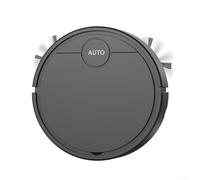 AugustknowU Robot lavapavimenti ottimizzato per raccogliere i peli di animali domestici su piastrelle, legno duro e laminato con pianificazione automatica del percorso (nero)