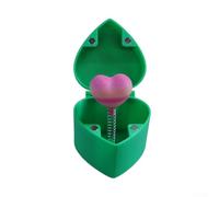 AugustknowU Romantico 3D cuore in plastica scatola puzzle per sorprese personalizzate in occasioni emotive significative (scatola verde)
