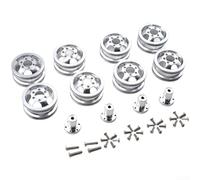 AugustknowU Ruota in metallo per aggiornamento in scala 1:16 per WPL MN per JJRC RC auto aggiunge realismo e forza alla configurazione del modello (2 ° posto)