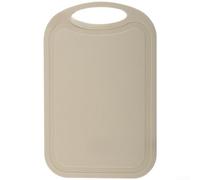 AugustknowU Set di 6 taglieri realizzati in polipropilene per alimenti con design scanalato per tagliare frutta e verdura e contenere succhi (bianco crema)