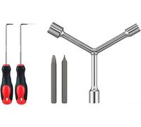 AugustknowU Set di utensili per lavatrice con chiave a frizione per smontaggio del dado di bloccaggio del tamburo e del mozzo (5)