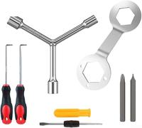 AugustknowU Set di utensili per lavatrice con chiave a frizione per smontaggio del dado di bloccaggio del tamburo e del mozzo (7)