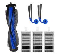 AugustknowU Spazzola di ricambio e kit filtro per ECOVACS per Deebot T80S e per aspirapolvere Omini 1 principale 2 lato 3 filtri