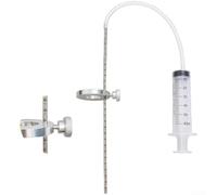 AugustknowU Strumento di controllo del livello dell'olio della forcella 60ML con la costruzione dell'acciaio inossidabile e la forcella dell'olio regolabile da 30 cm per il servizio di sospensione del