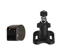 AugustknowU Supporto da esterno regolabile senza trapano per telecamere di sicurezza su pali, compatibile con anello per Arlo Pro Ultra Essential e la maggior parte delle fotocamere con filettatura 3