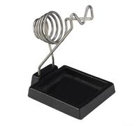 AugustknowU Supporto per saldatore in metallo, con struttura solida, per prestazioni affidabili nelle stazioni di saldatura, strutture didattiche tecniche